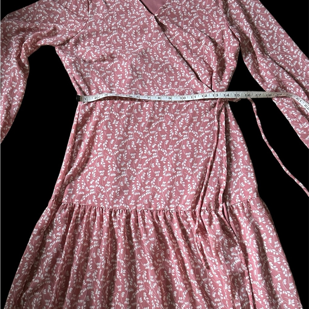 Lapis & Lillies Wrap Dress Size M - Picture 7 of 13